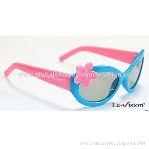 Passive Children's 3D Glasses with Small Size, Design and Made in China